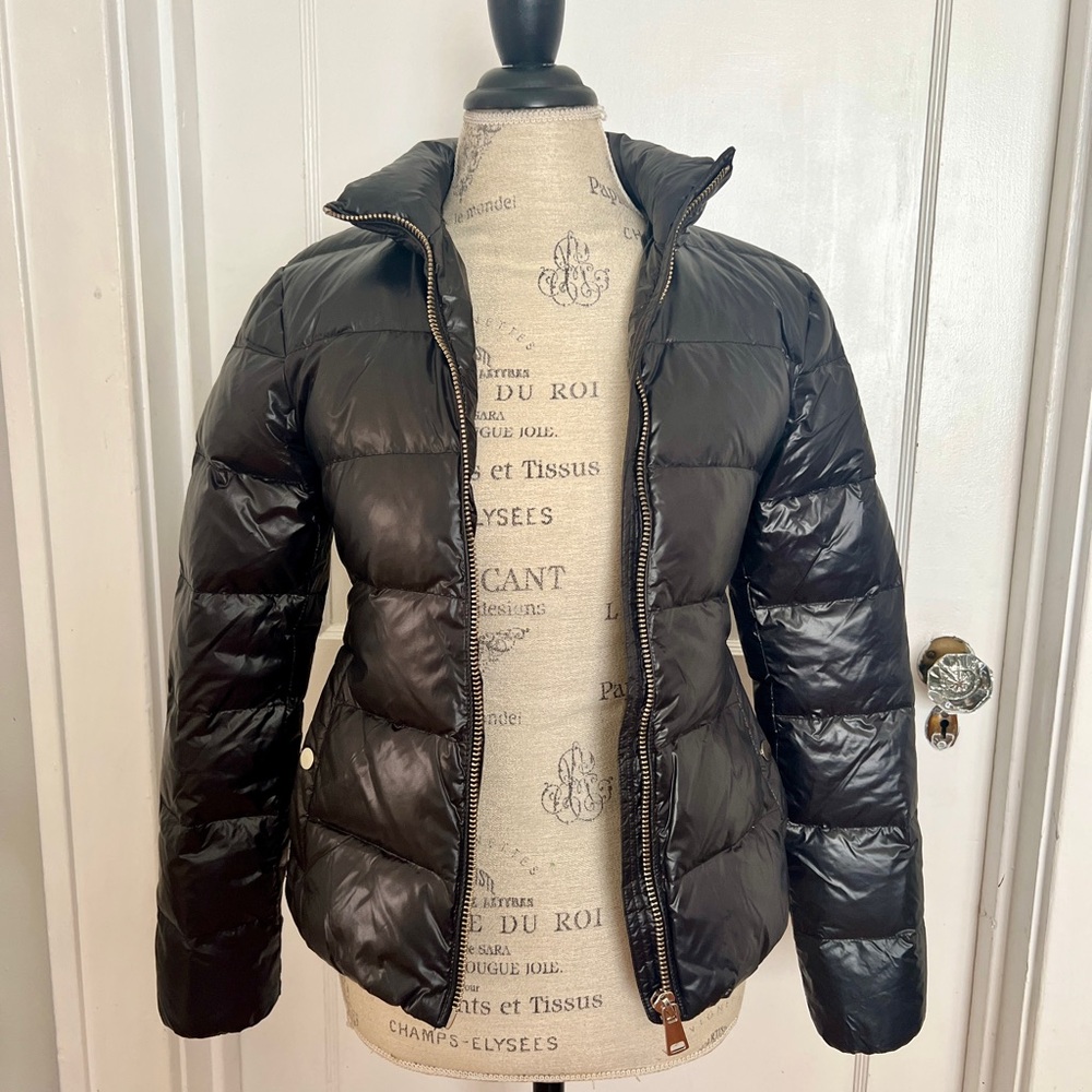 Black Zara Puffer Jacket